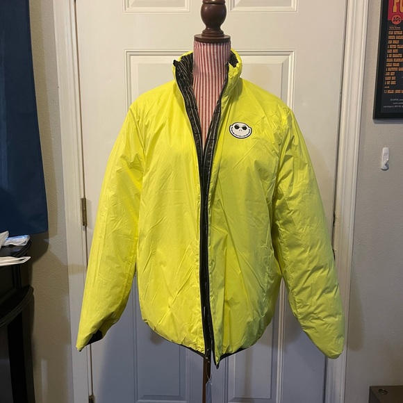 Jack Skellington Puffy Jacket for Adults - Picture 1 of 6